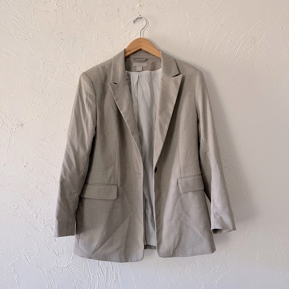 H&M Light Gray Blazer
